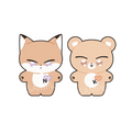 Plüsch-Set Natsume & Kotaro